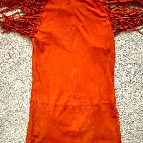 Maje Robe Cuir Manches dress - Picture 4 of 7